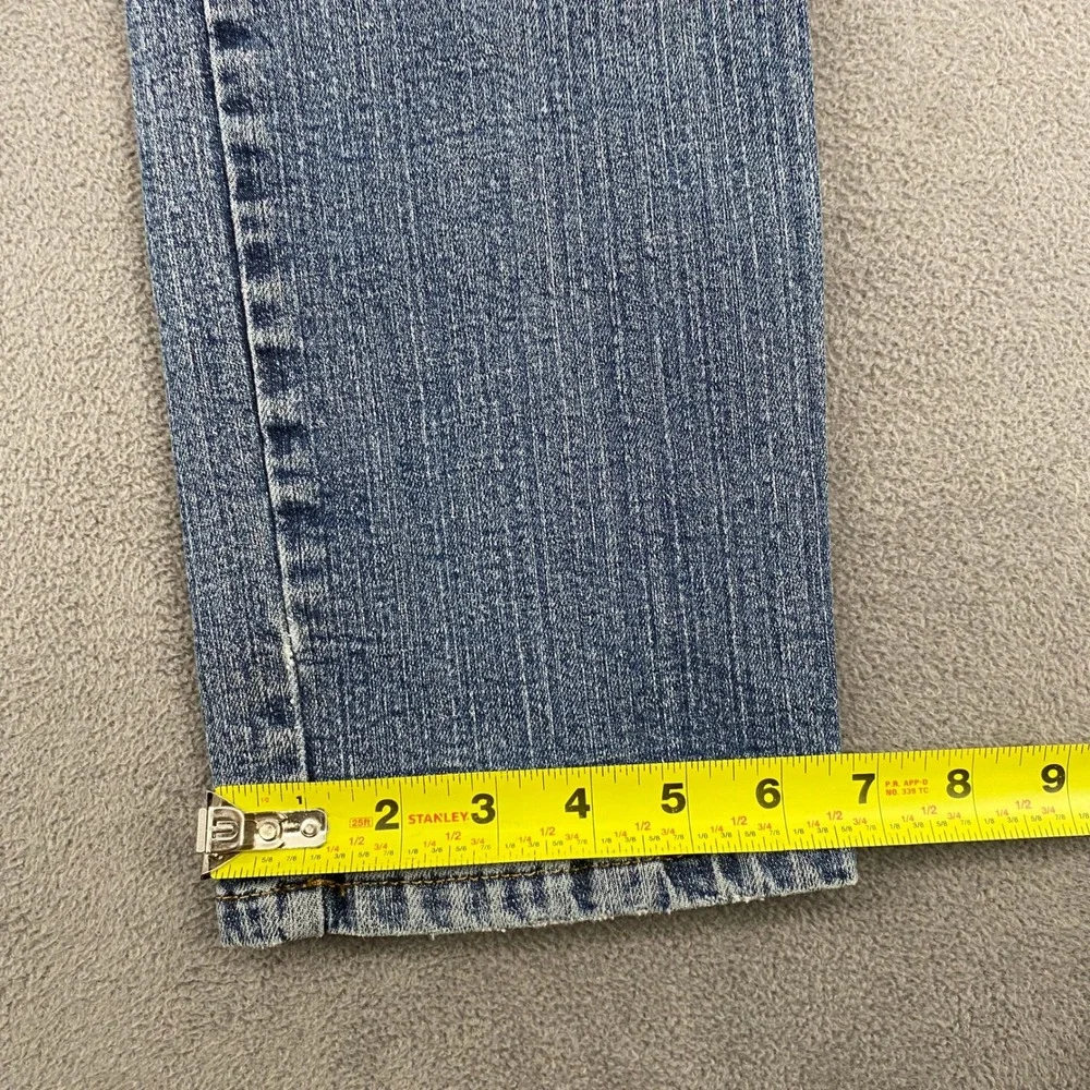 Road Mens Straight Leg Jeans Blue Medium Wash Stretch Denim 30x30